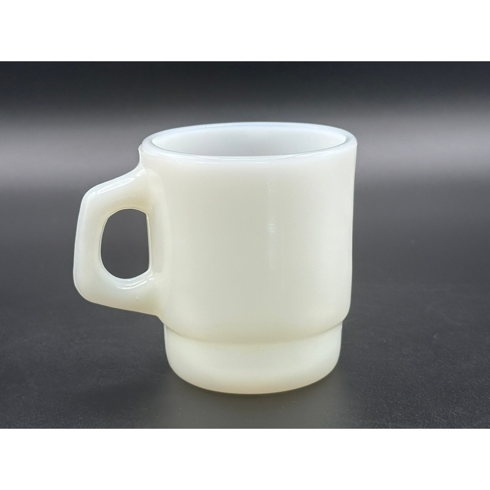 Vintage McDonald's Anchor Hocking Fire-King Milk Glass Good Morning Sun Mug USA - Picture 6 of 9